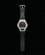Retaliate Red Eyed custom G-Shock, full front view, VVS1 diamond, black strap